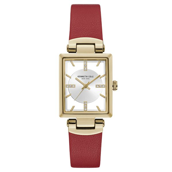 Lady's Kenneth Cole Goldtone Watch With Silver Dial Orin Jewelers Northville, MI