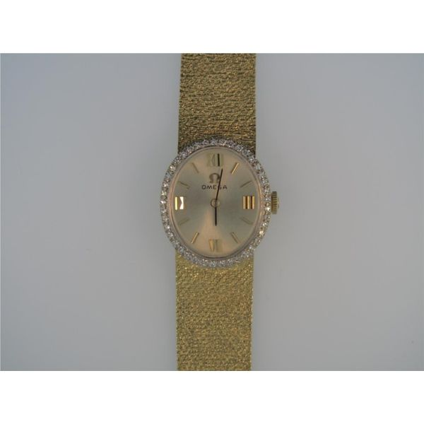 ESTATE - Ladies 14K Yellow Gold Manual Wind Omega Watch Orin Jewelers Northville, MI