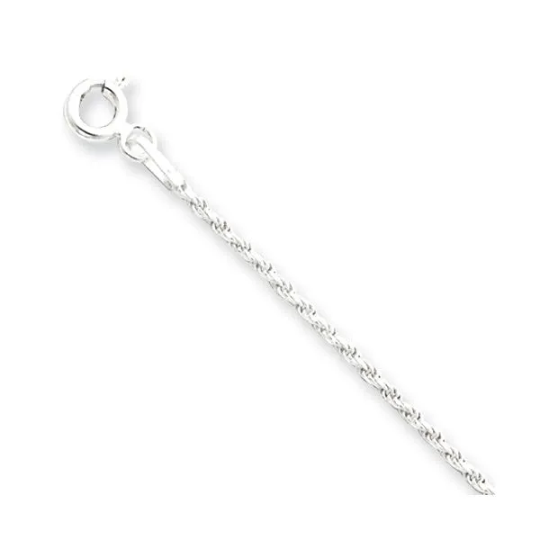 SS 1.5mm Diamond Cut Rope Chain Orin Jewelers Northville, MI