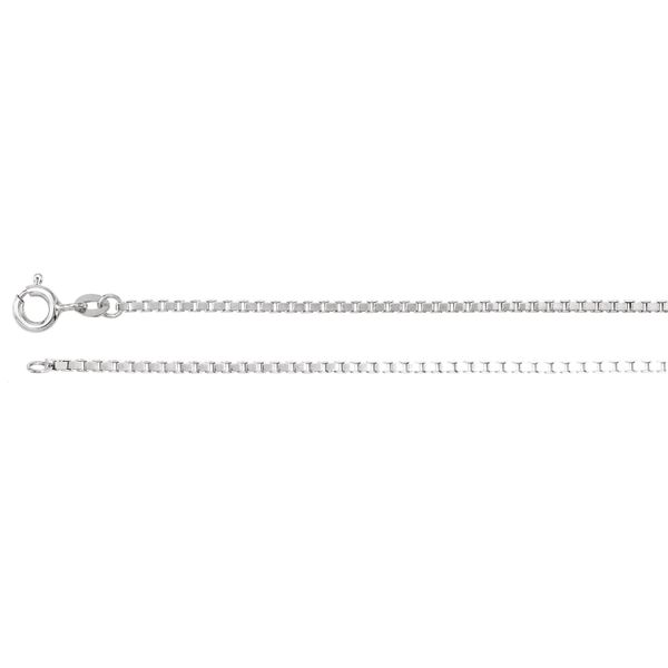 Sterling Silver Box Chain Length 20