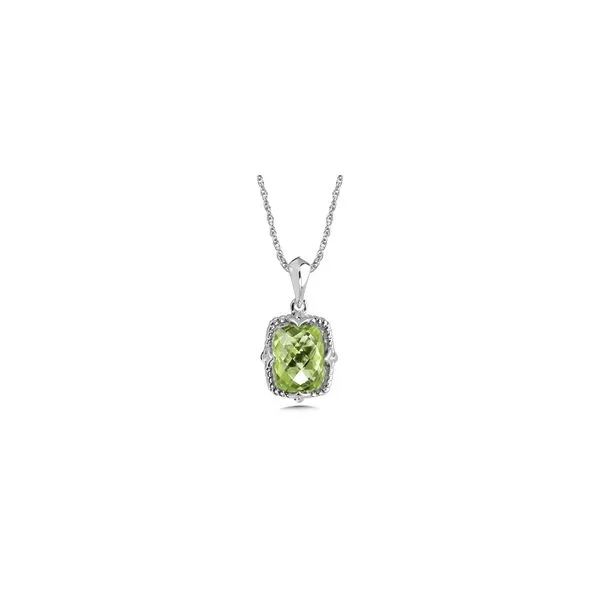 Lady's SS Peridot Pendant Orin Jewelers Northville, MI