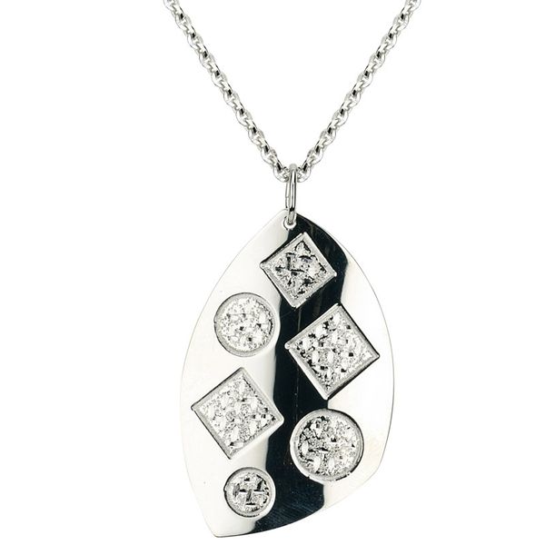 Lady's Sterling Silver Geometry Pendant Orin Jewelers Northville, MI