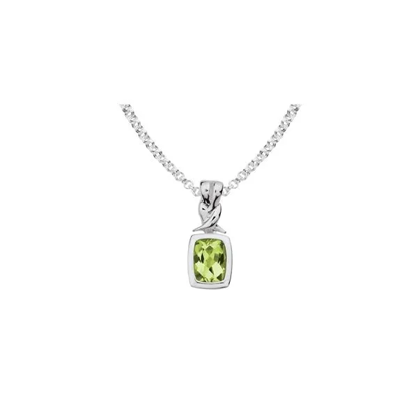 Lady's SS Peridot Pendant Orin Jewelers Northville, MI