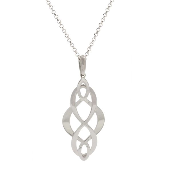 Celtic Swirl Necklace By Frederic Duclos Orin Jewelers Northville, MI