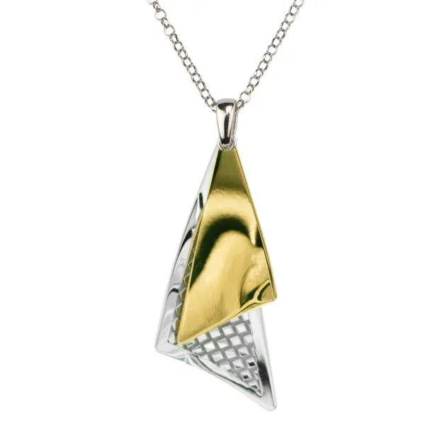 Textured Oragami Necklace By Frederic Duclos Orin Jewelers Northville, MI