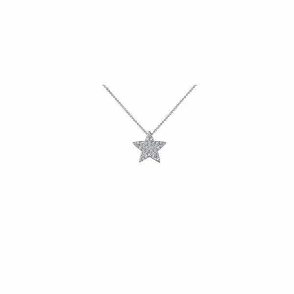 Sterling Silver With Rhodium Plating Star Pendant With CZs by Lafonn Orin Jewelers Northville, MI