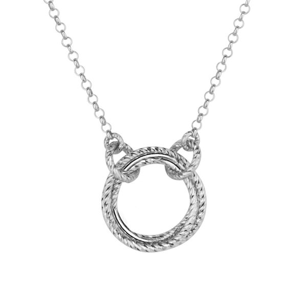Sterling Silver Single Love Knot Necklace Orin Jewelers Northville, MI