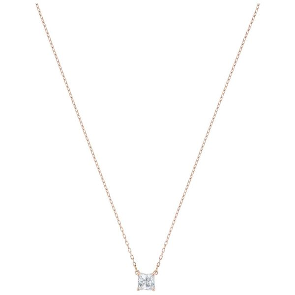 Swarovski Attract Necklace, White, Rose-gold tone plated Orin Jewelers Northville, MI