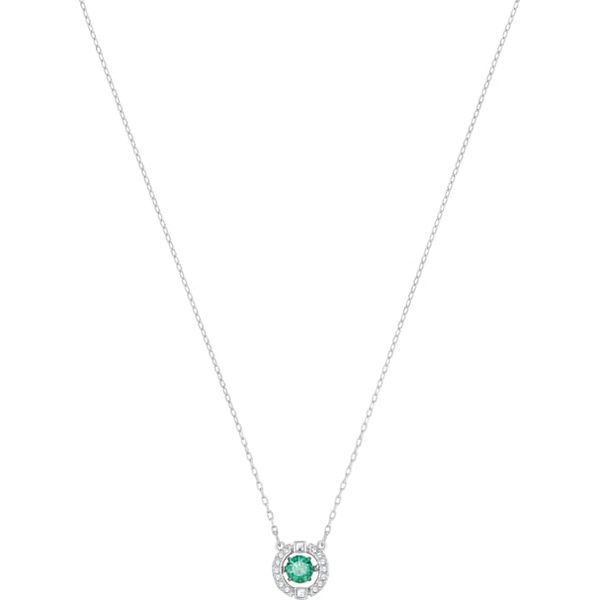 Swarovski Sparkling Dance Necklace, Green Orin Jewelers Northville, MI