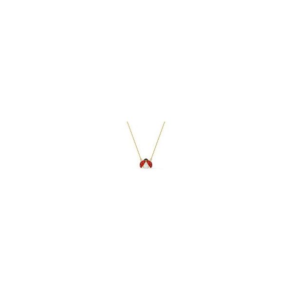 Swarovski Sparkling Dance Ladybug Necklace, Red, Gold-Tone Plated Orin Jewelers Northville, MI
