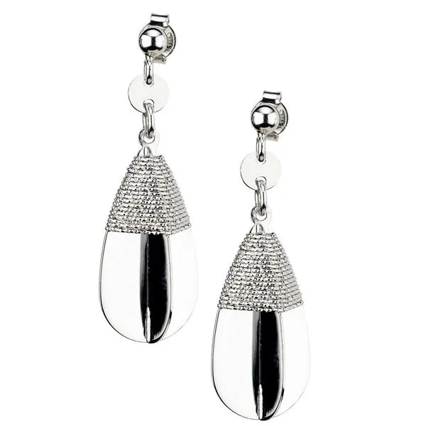 Lady's Sterling Silver Angela Earrings Orin Jewelers Northville, MI