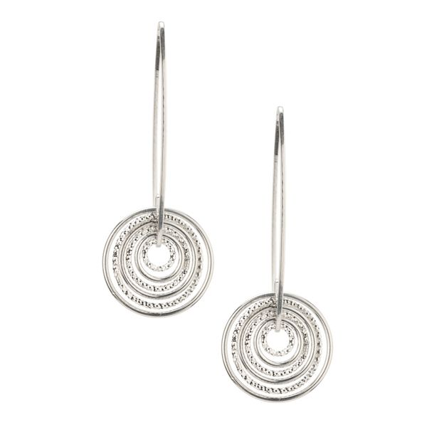 Lady's SS Smooth and Sparkle Earrings Orin Jewelers Northville, MI