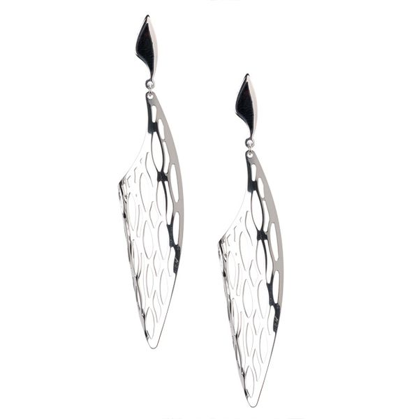 Lady's Sterling Silver Zoe Earrings Orin Jewelers Northville, MI