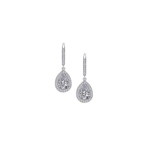 Sterling Silver Earrings With CZ's Orin Jewelers Northville, MI