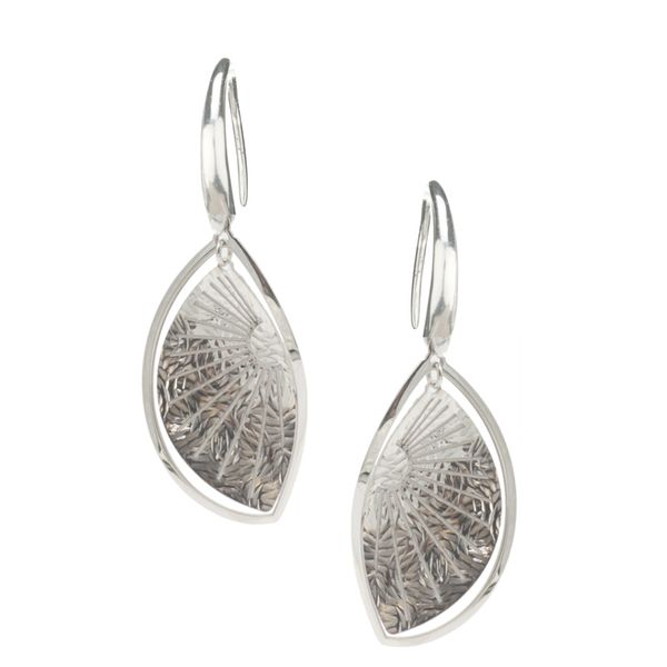 Sunray Leaf Earrings By Frederic Duclos Orin Jewelers Northville, MI