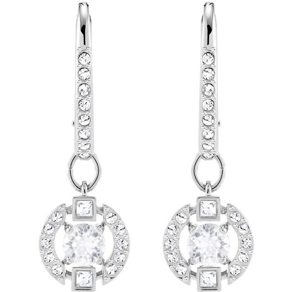 Swarovski Sparkling Dance Round Pierced Earrings, White Orin Jewelers Northville, MI
