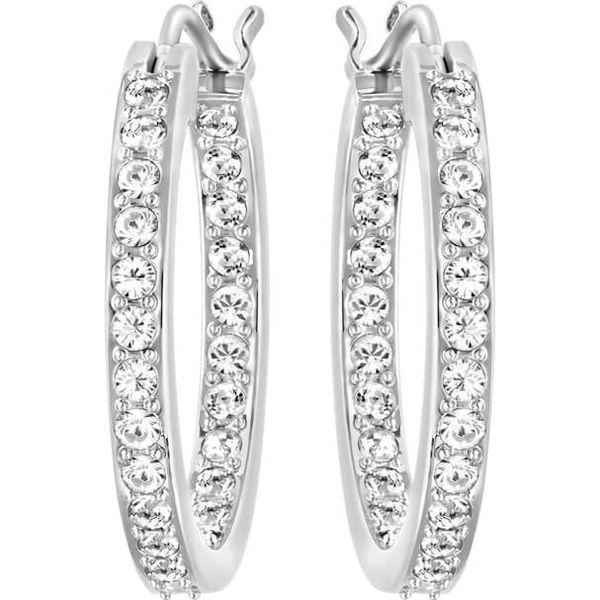 Swarovski Sommerset Hoop Pierced Earrings Orin Jewelers Northville, MI