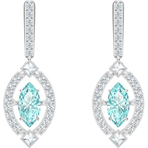 Swarovski Sparkling Dance Pierced Earrings, Green Orin Jewelers Northville, MI