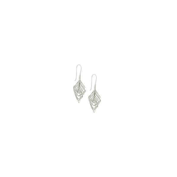 Sterling Silver Square Twist Earrings Orin Jewelers Northville, MI