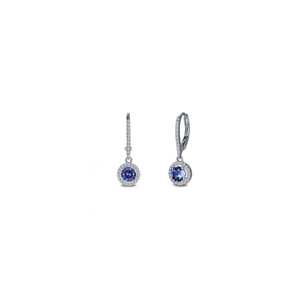 Sterling Silver CZ Dangle Earrings Orin Jewelers Northville, MI