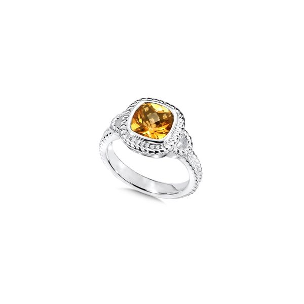 Lady's SS Citrine Ring Orin Jewelers Northville, MI