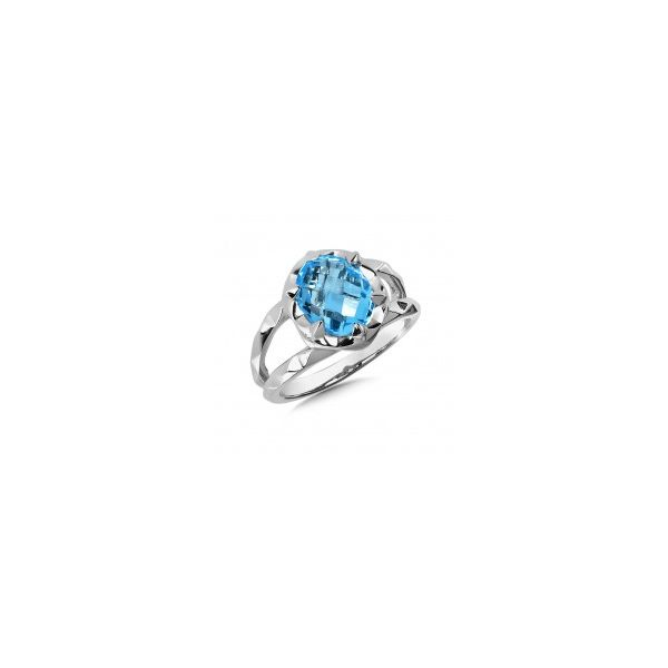 Lady's Sterling Silver Blue Topaz Ring Orin Jewelers Northville, MI