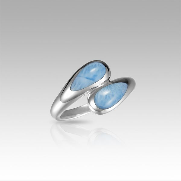 Lady's Sterling Silver Larimar Ring, Indra, by Marahlago Orin Jewelers Northville, MI