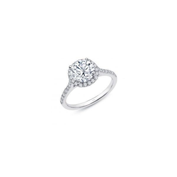 Sterling Silver Round Shape Halo Ring With CZs Orin Jewelers Northville, MI