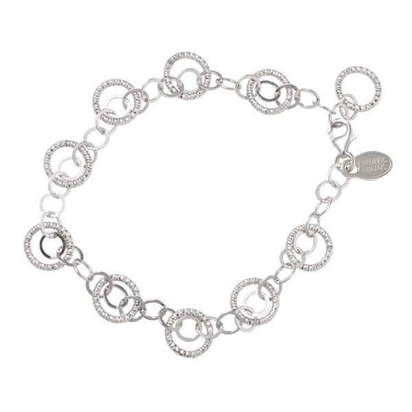 Lady's Sterling Silver Multi Circle & Chain Kinship Bracelet Orin Jewelers Northville, MI