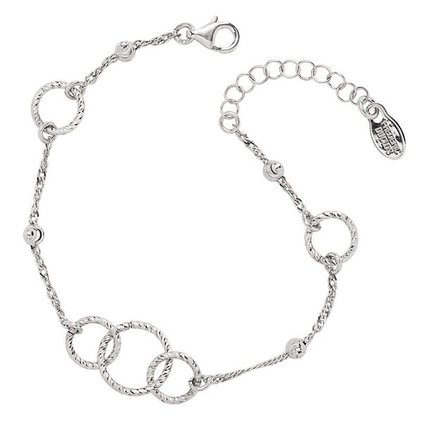 Lady's Sterling Silver Triple Ring O-Mazing Bracelet Orin Jewelers Northville, MI
