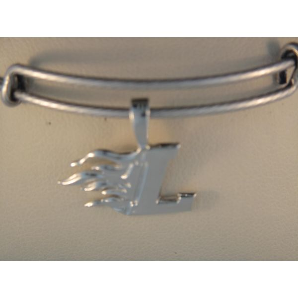Lady's Expandable Wire Bangle w/SS 