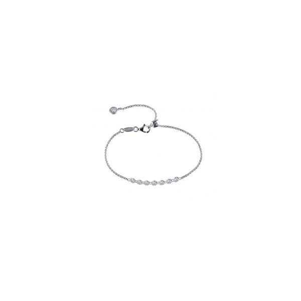 Lady's SS & Rhodium Plated Joy Link Bracelet Orin Jewelers Northville, MI