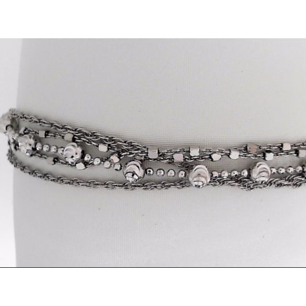 Sterling Silver Multi-Strand Bracelet, Magnetic Clasp Orin Jewelers Northville, MI