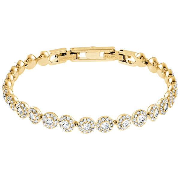 Swarovski Angelic Bracelet, Gold-tone plated Orin Jewelers Northville, MI