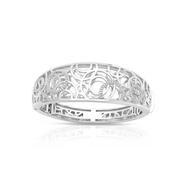 Lady's Sterling Silver Celestia Bangle With White CZs Orin Jewelers Northville, MI