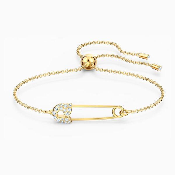 Swarovski So Cool Pin Bracelet, White, Gold-tone plated Orin Jewelers Northville, MI