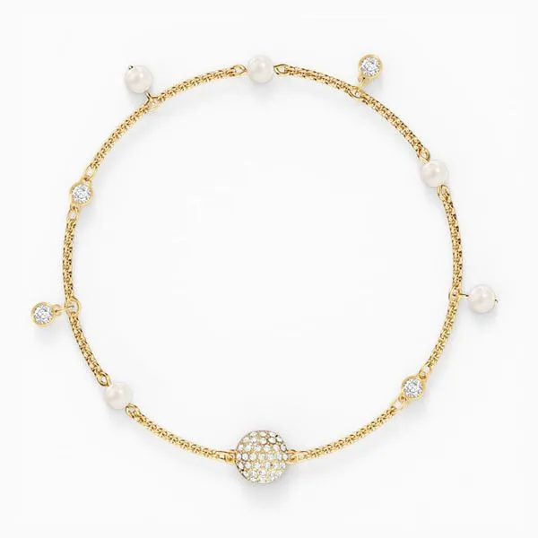 Swarovski Remix Collection Delicate Pearl Strand, Gold-tone plated Orin Jewelers Northville, MI