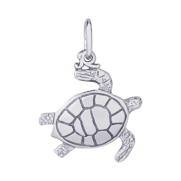 Sterling Silver Sea Turtle Charm Orin Jewelers Northville, MI