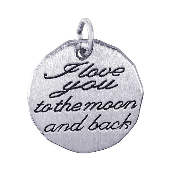 Sterling Silver I Love You To The Moon Charm Orin Jewelers Northville, MI