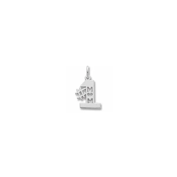 Sterling Silver #1 Mom Charm Orin Jewelers Northville, MI