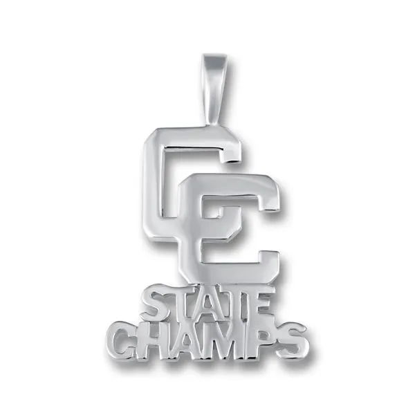 Sterling Silver CC State Champs Pendant Orin Jewelers Northville, MI