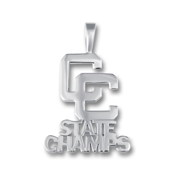 Sterling Silver CC State Champs Pendant Orin Jewelers Northville, MI