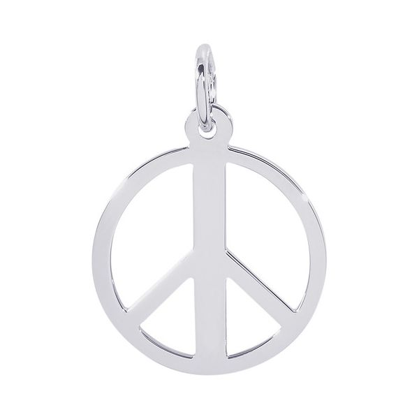 Sterling Silver Peace Symbol Charm Orin Jewelers Northville, MI