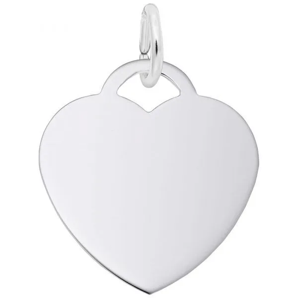 Sterling Silver Medium Heart Charm Orin Jewelers Northville, MI