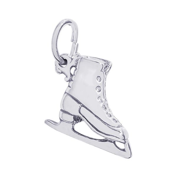 Sterling Silver Ice Skate Charm Orin Jewelers Northville, MI