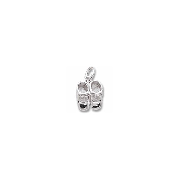 Sterling Silver Baby Shoes Charm Orin Jewelers Northville, MI