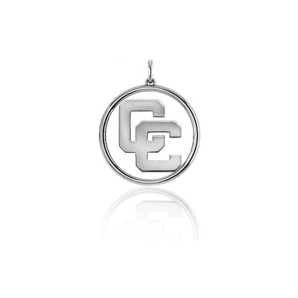 Sterling Silver Open Circle CC Pendant, Medium Orin Jewelers Northville, MI