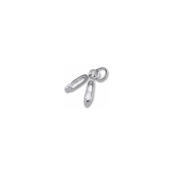 Sterling Silver Ballet Shoes Charm Orin Jewelers Northville, MI
