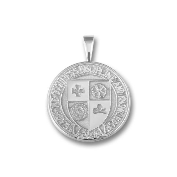 Sterling Silver CC Crest Pendant Orin Jewelers Northville, MI