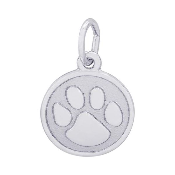 Sterling Silver Paw Print Charm Orin Jewelers Northville, MI